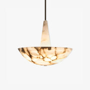 Umiros Alabaster Pendant Light-Neutral Decor