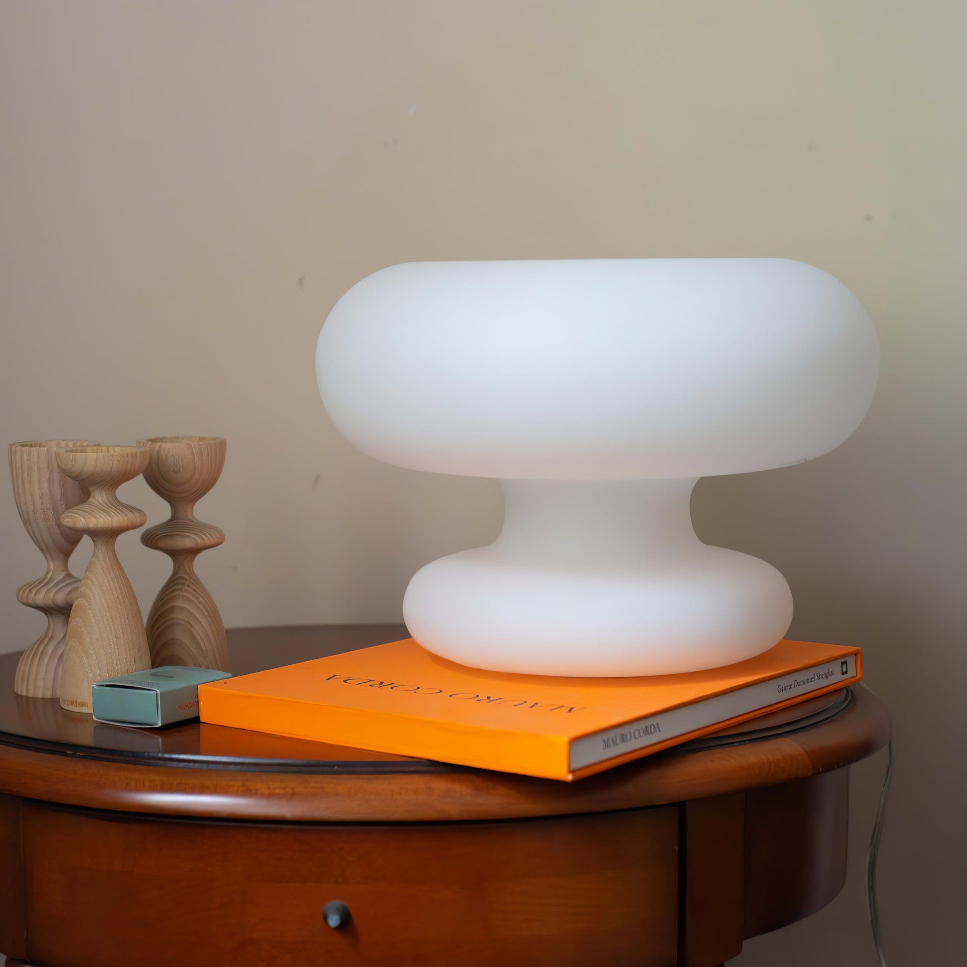 Mithos Glass Contemporary Table Lamp-Neutral Decor