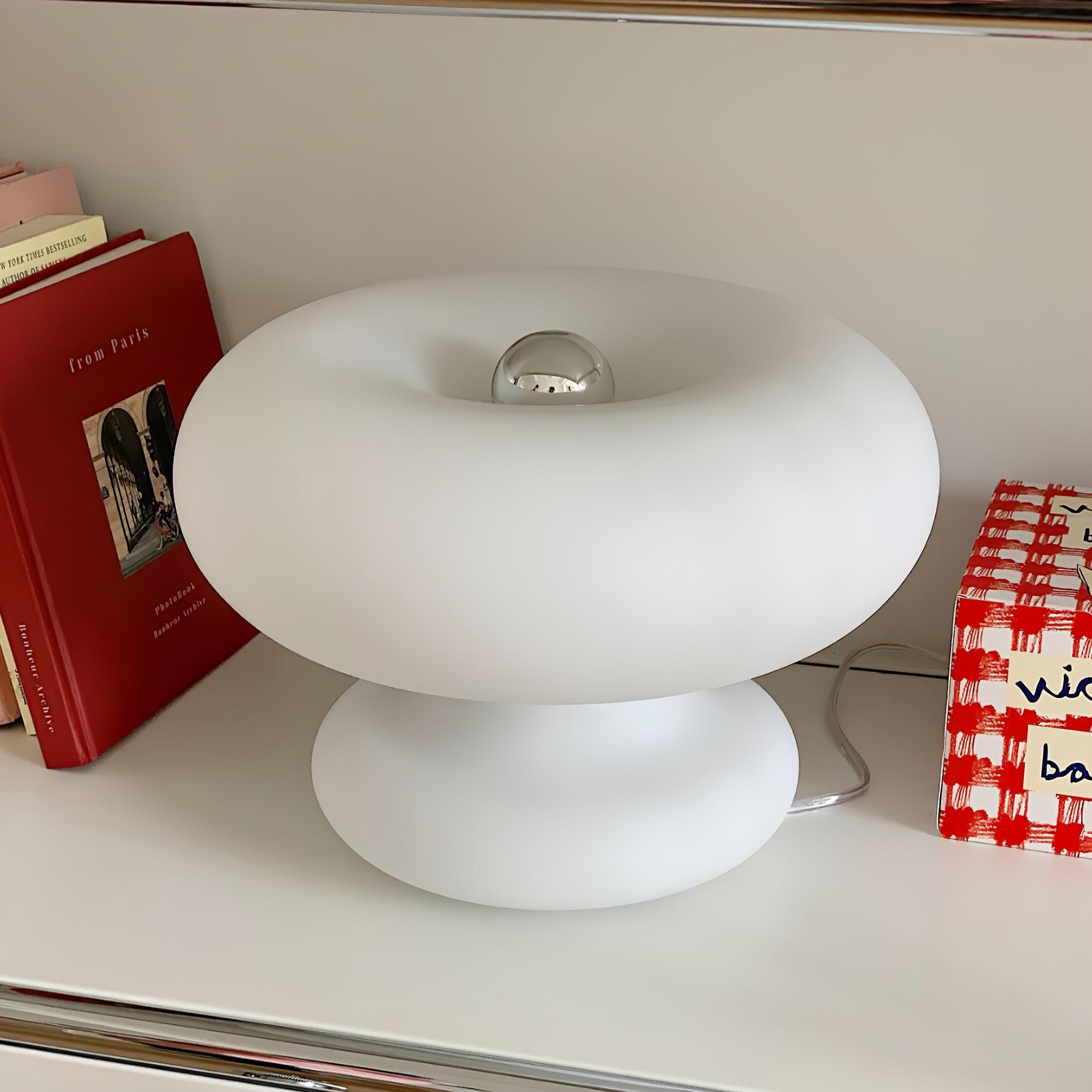Mithos Glass Contemporary Table Lamp-Neutral Decor