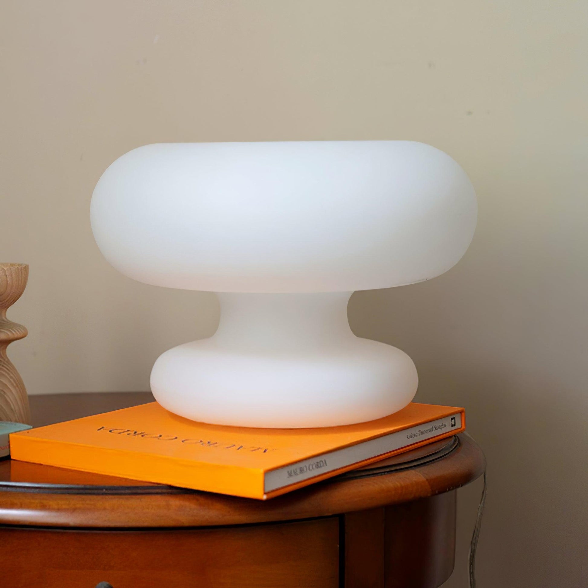 Mithos Glass Contemporary Table Lamp-Neutral Decor