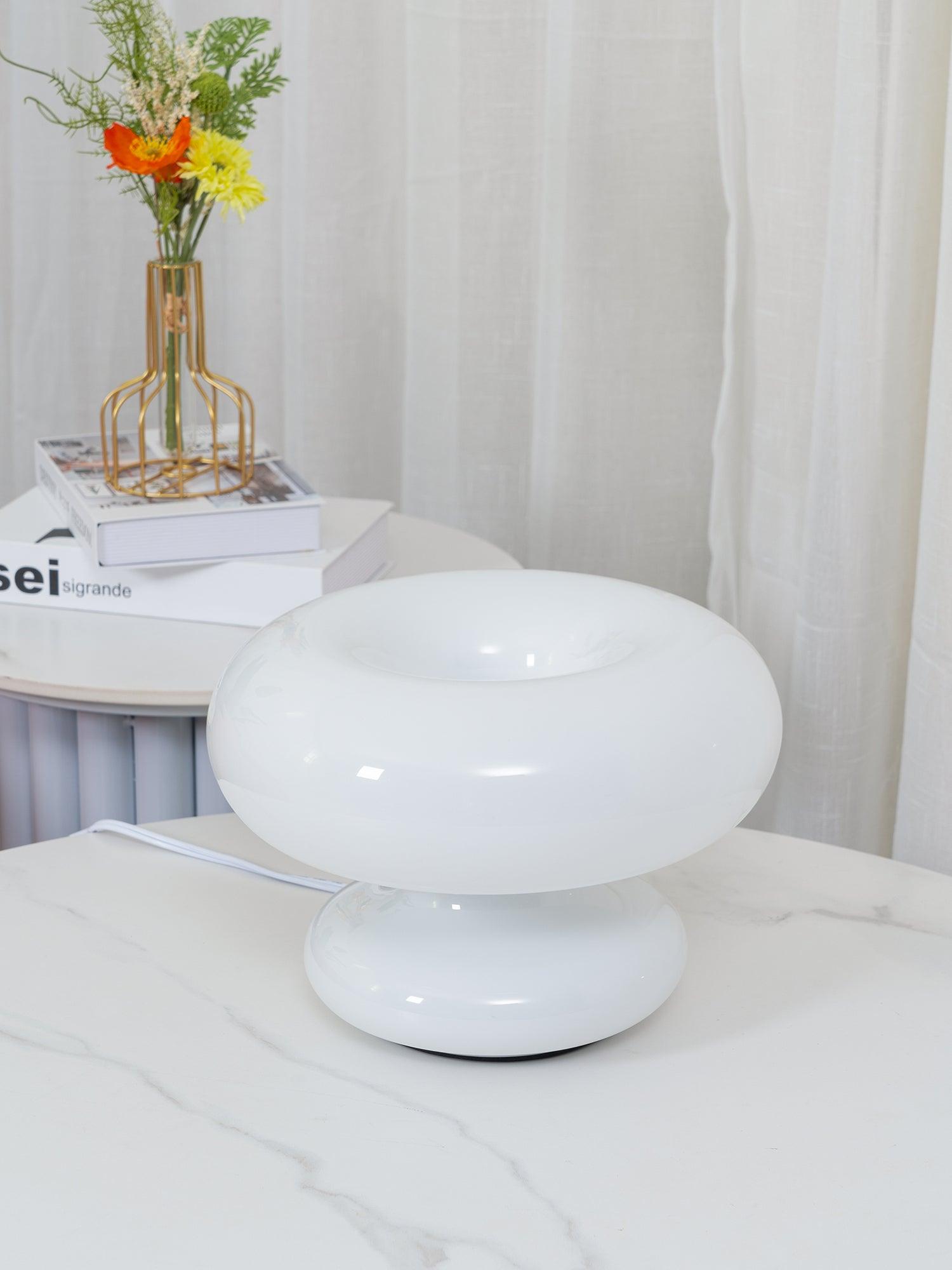Mithos Glass Contemporary Table Lamp-Neutral Decor