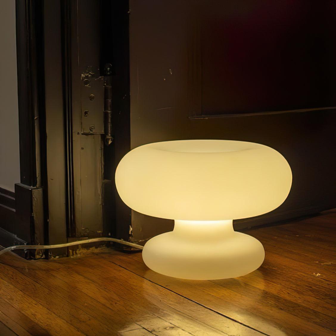 Mithos Glass Contemporary Table Lamp-Neutral Decor
