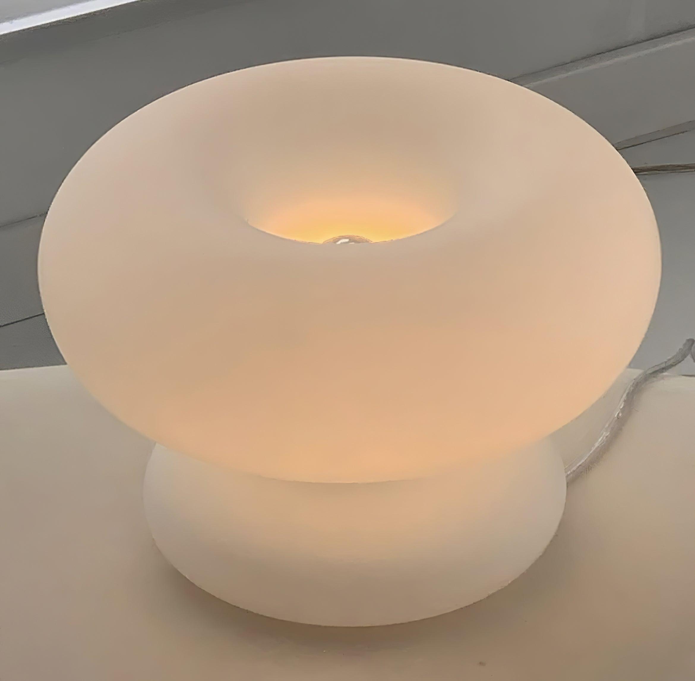 Mithos Glass Contemporary Table Lamp-Neutral Decor