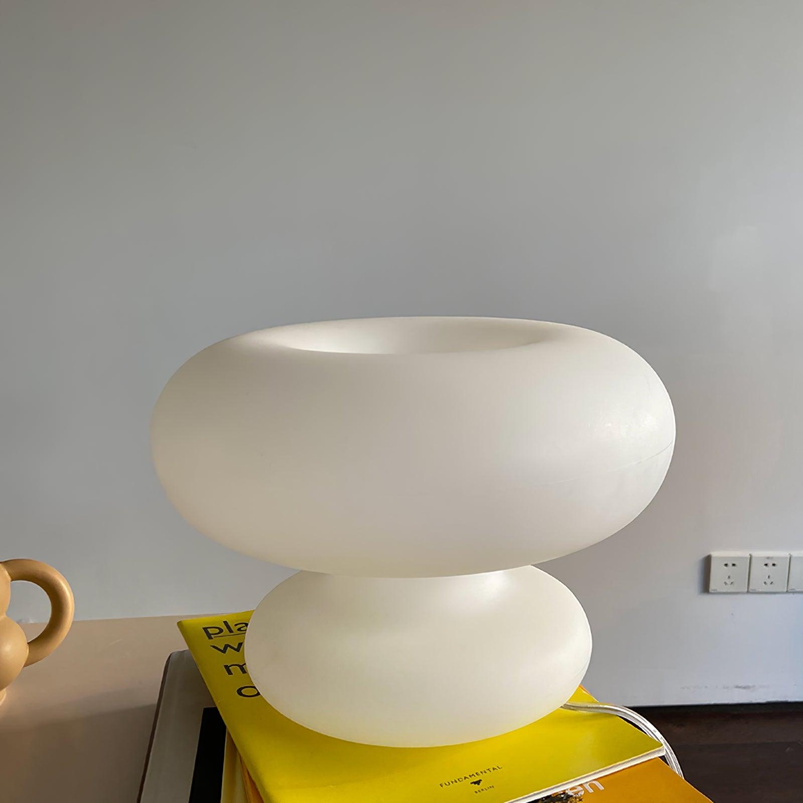 Mithos Glass Contemporary Table Lamp-Neutral Decor