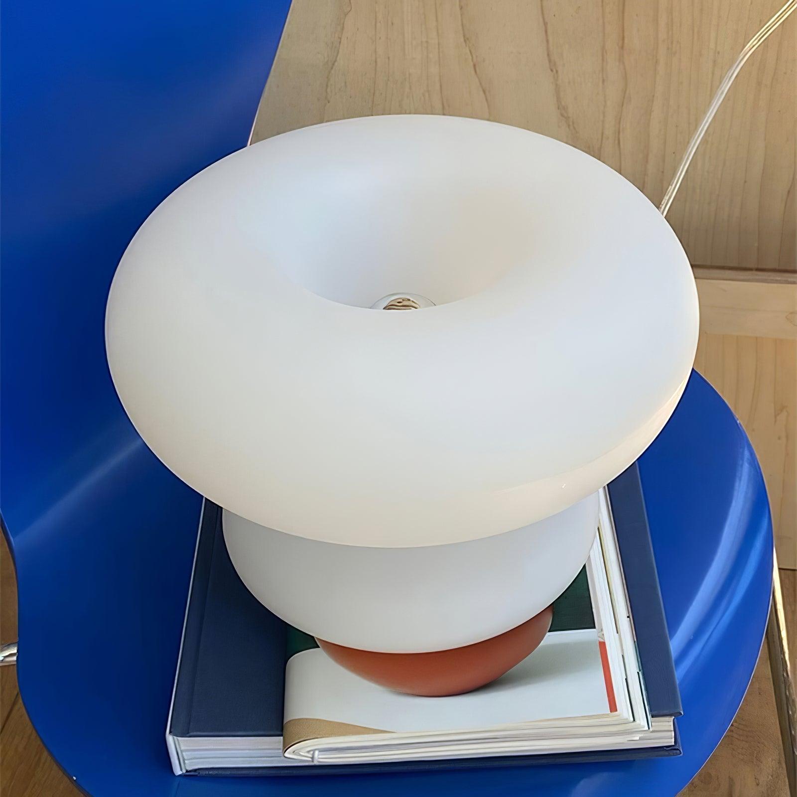 Mithos Glass Contemporary Table Lamp-Neutral Decor