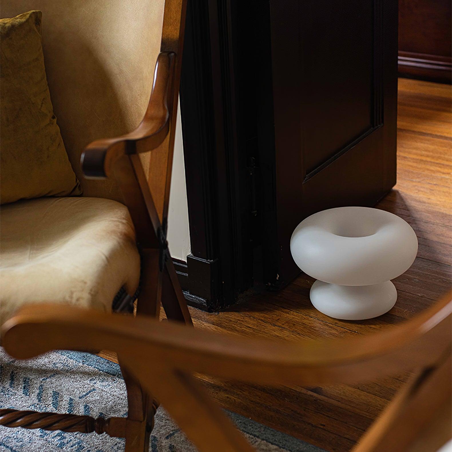 Mithos Glass Contemporary Table Lamp-Neutral Decor