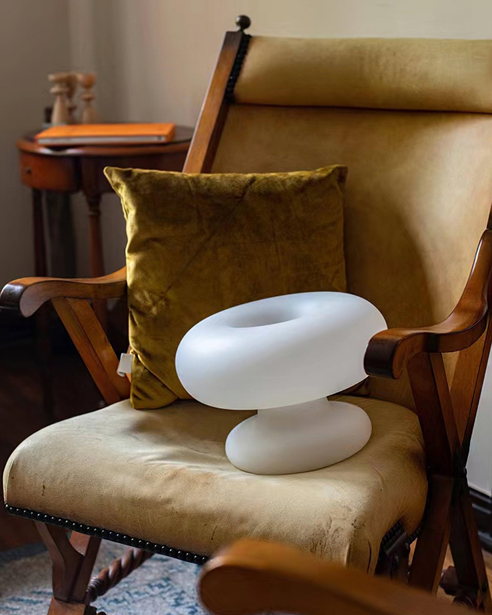 Mithos Glass Contemporary Table Lamp-Neutral Decor