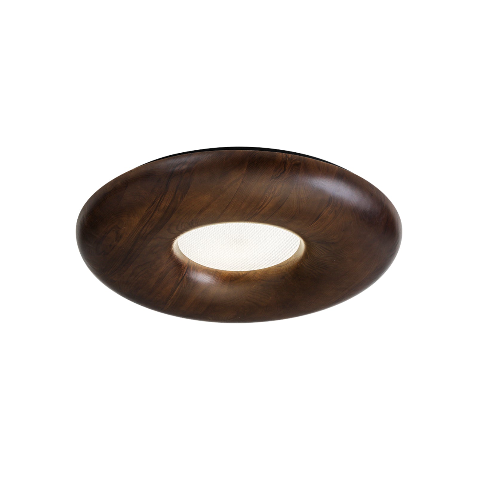 Zosora Organic Oak Flush Mount-Neutral Decor