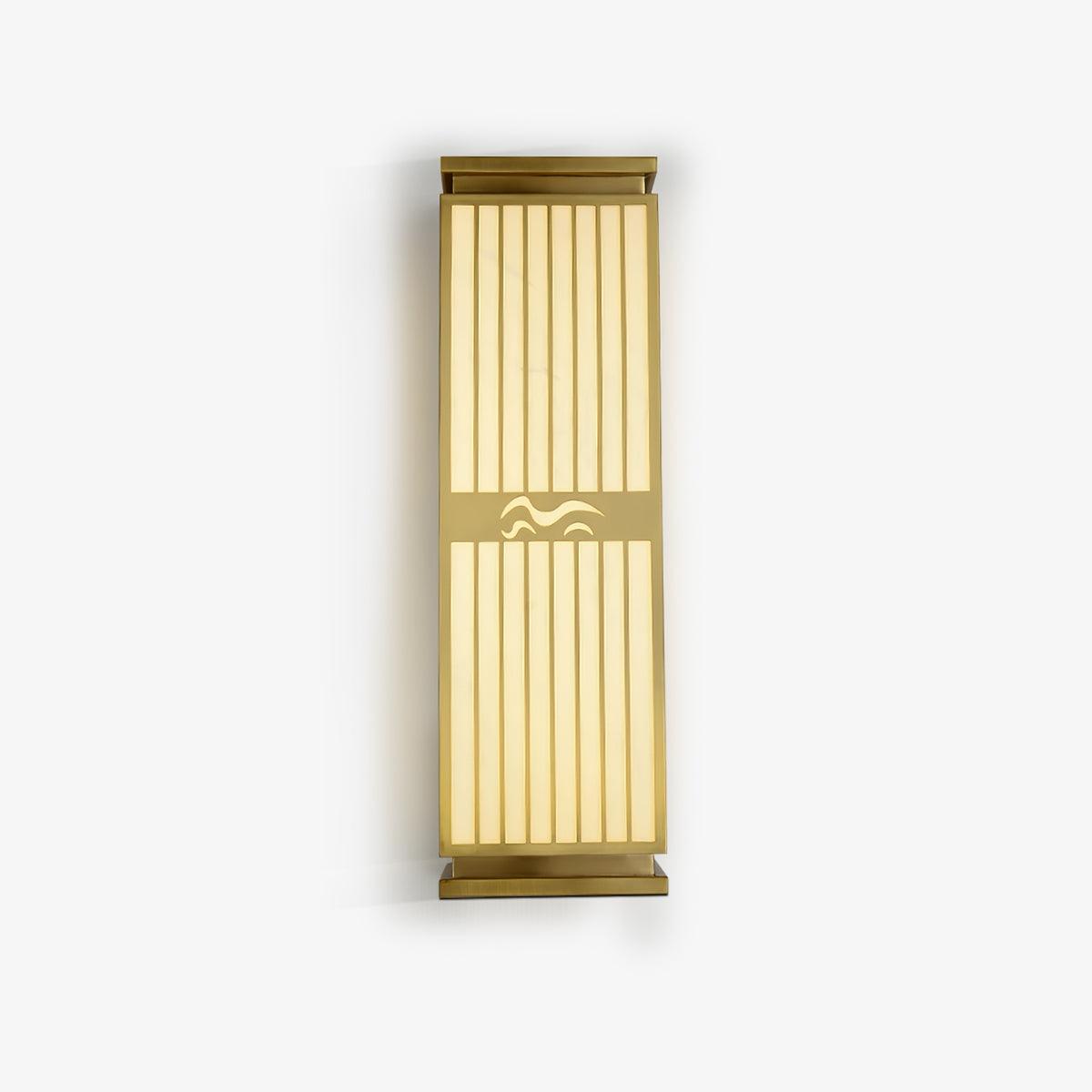 Lustra Wall Light Brass Oriental for Entryway-Neutral Decor