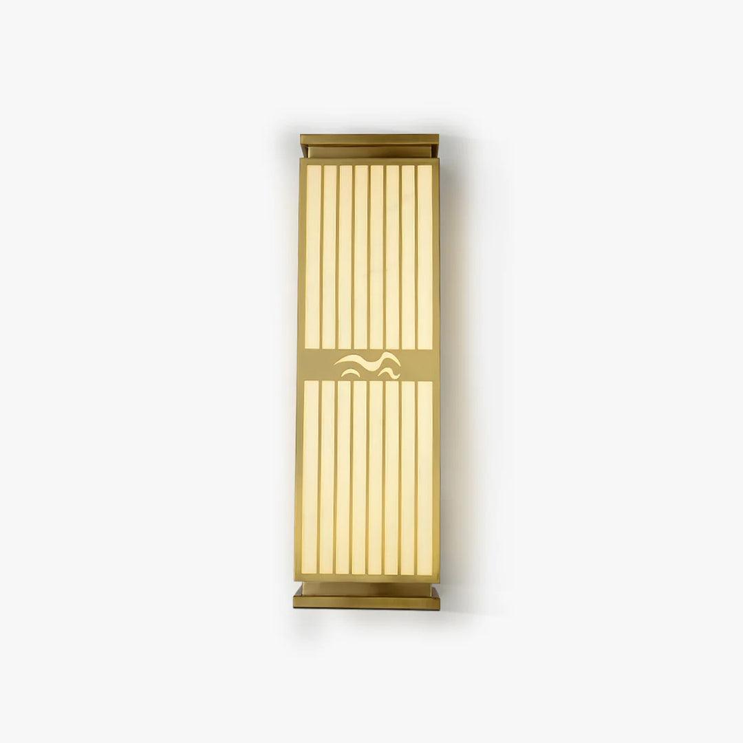 Lustra Wall Light Brass Oriental for Entryway-Neutral Decor