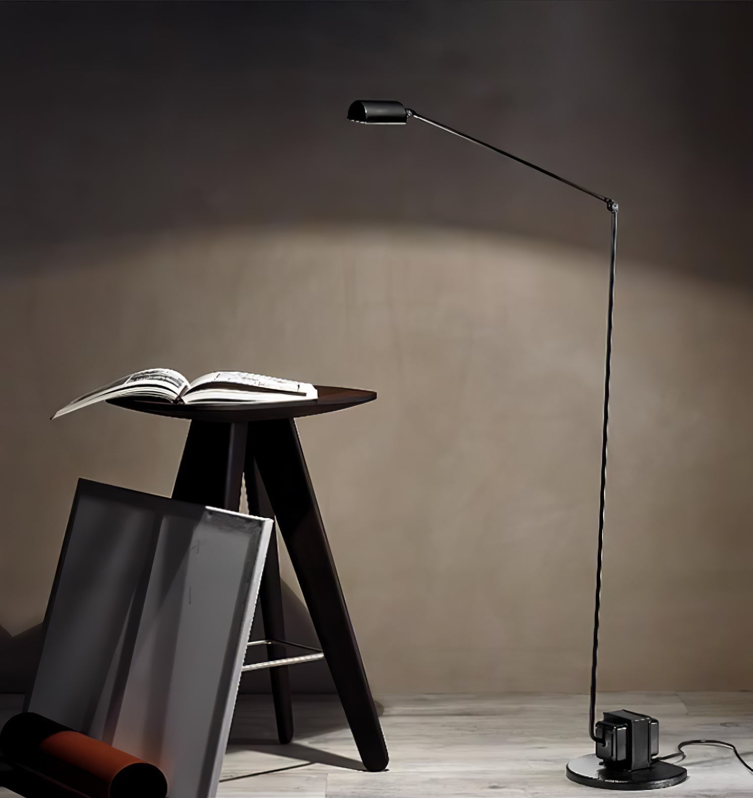 Nerilux Adjustable Floor Lamp-Neutral Decor
