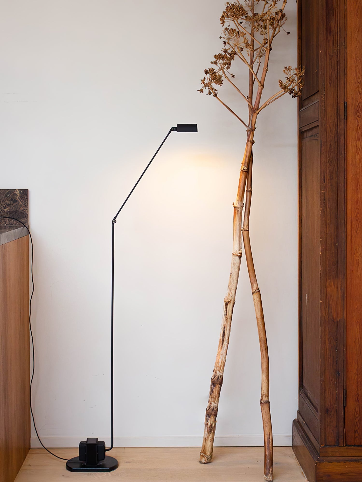 Nerilux Adjustable Floor Lamp-Neutral Decor