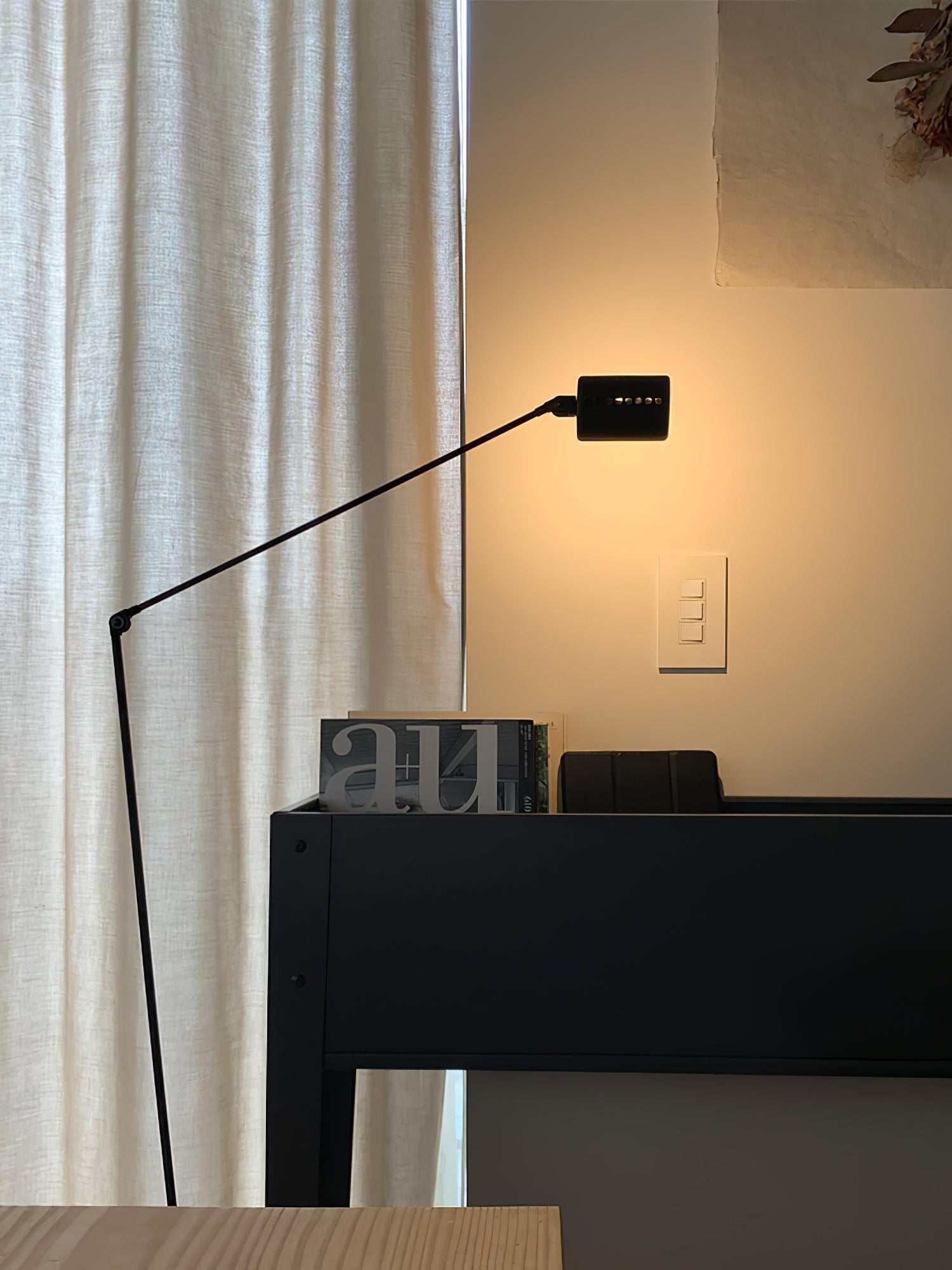 Nerilux Adjustable Floor Lamp-Neutral Decor