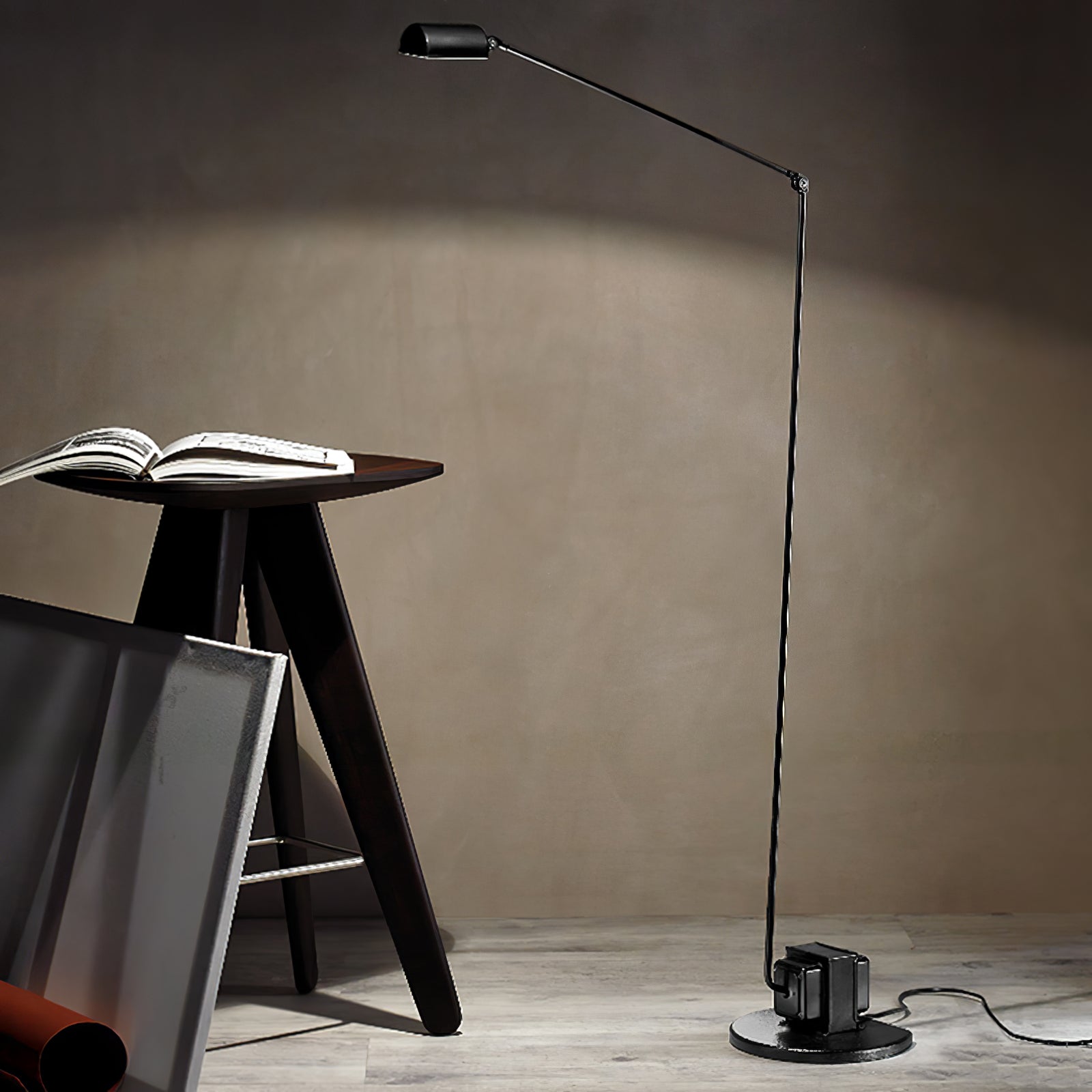 Nerilux Adjustable Floor Lamp-Neutral Decor