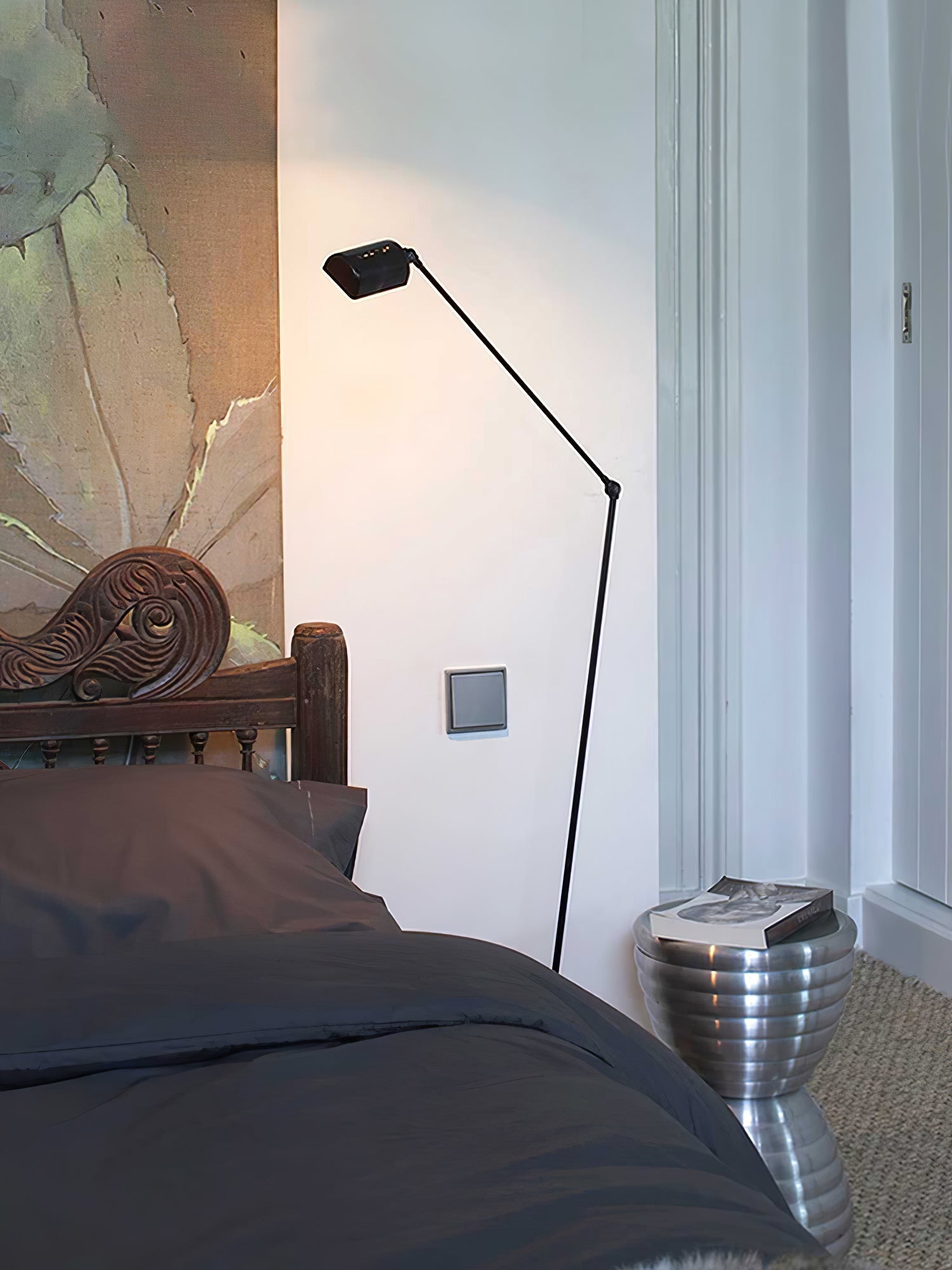 Nerilux Adjustable Floor Lamp-Neutral Decor