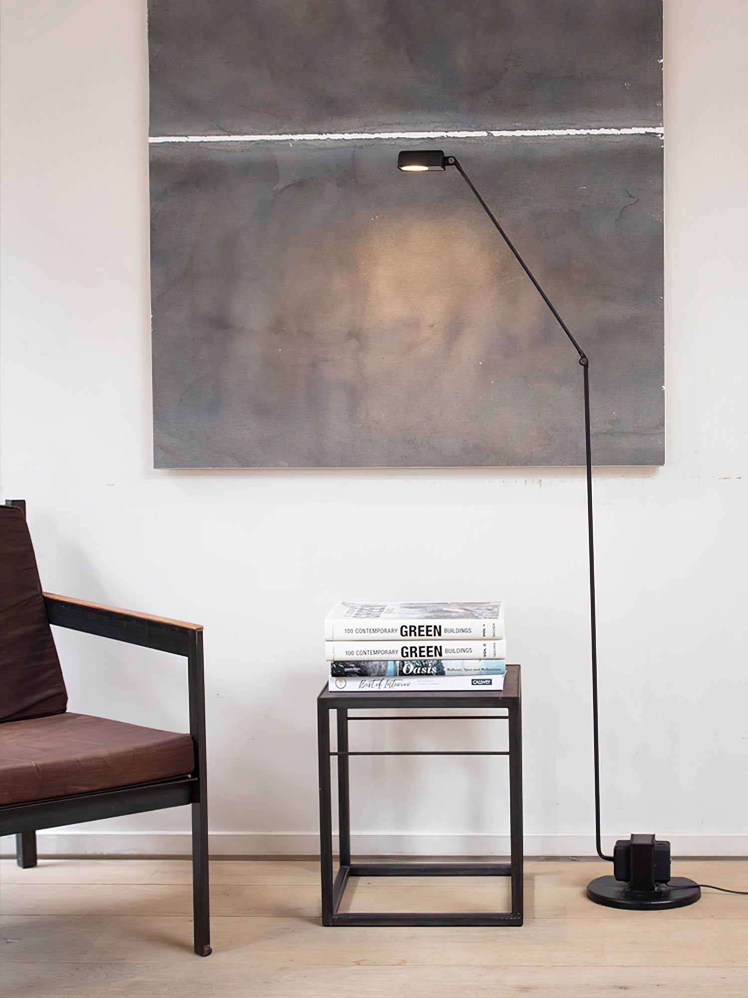 Nerilux Adjustable Floor Lamp-Neutral Decor