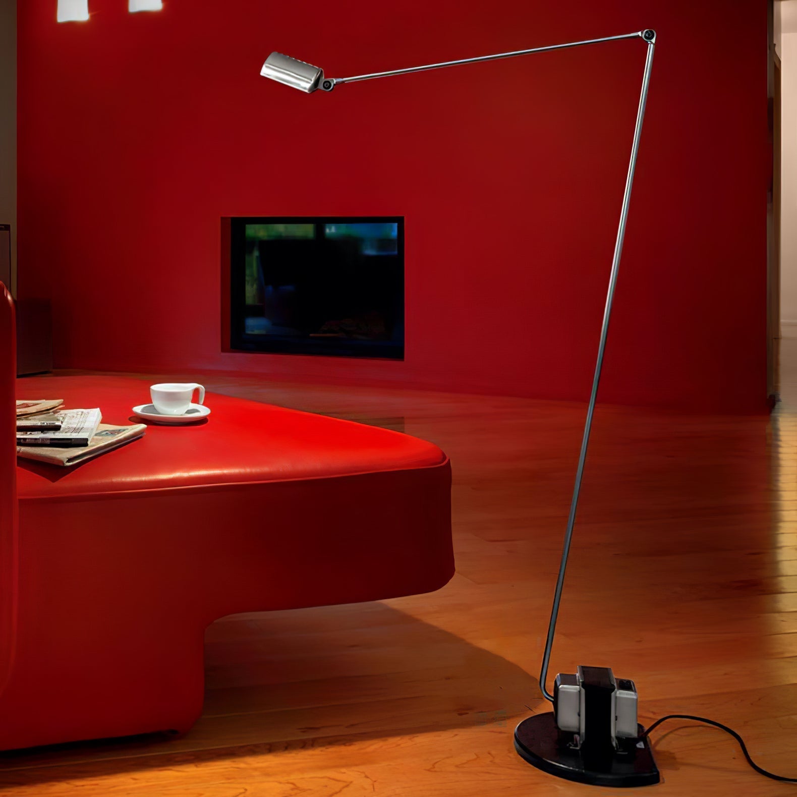 Nerilux Adjustable Floor Lamp-Neutral Decor