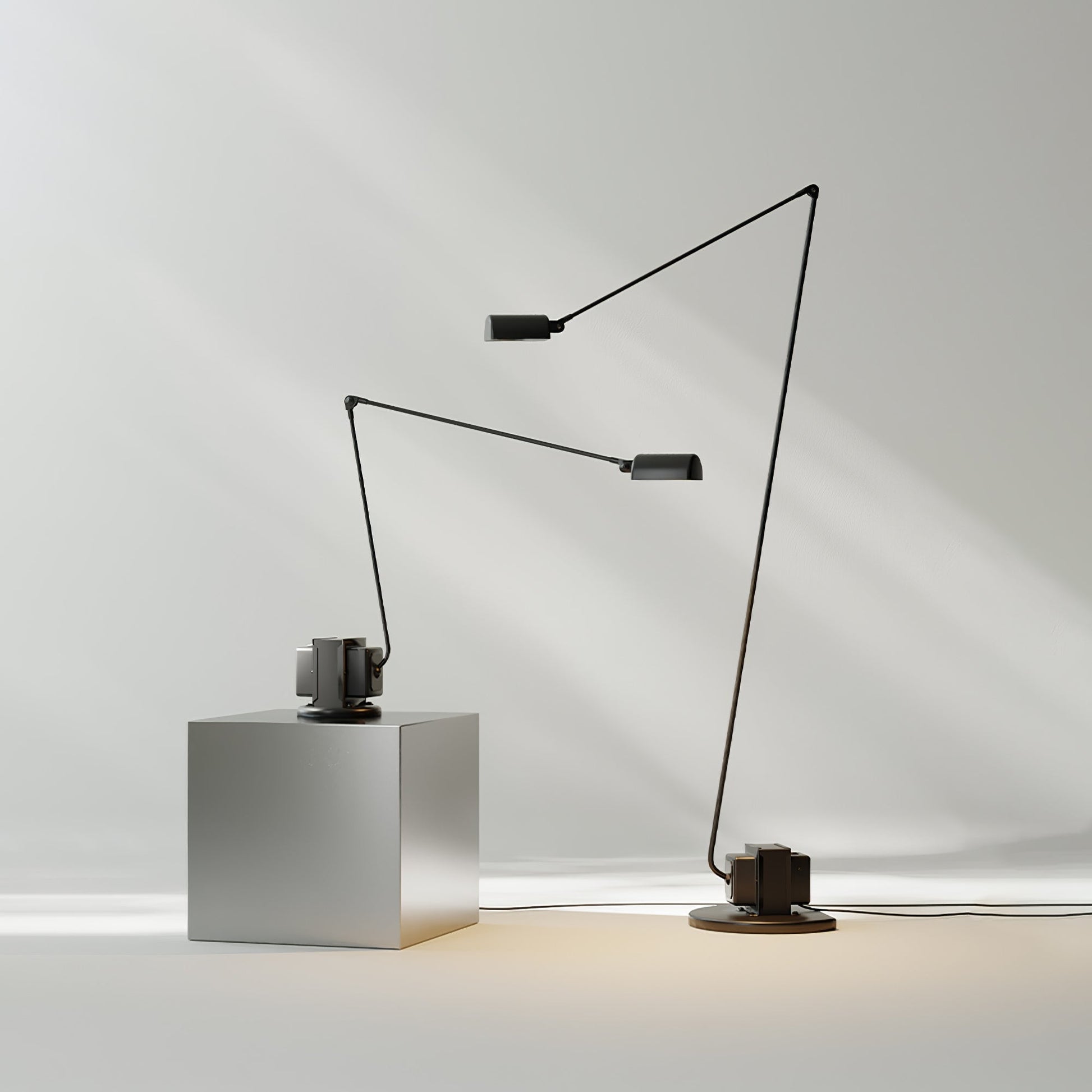Nerilux Adjustable Floor Lamp-Neutral Decor