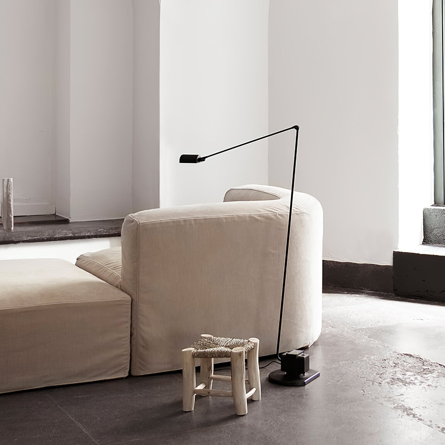 Nerilux Adjustable Floor Lamp-Neutral Decor