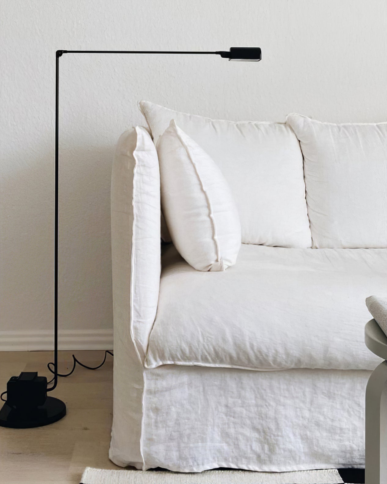 Nerilux Adjustable Floor Lamp-Neutral Decor