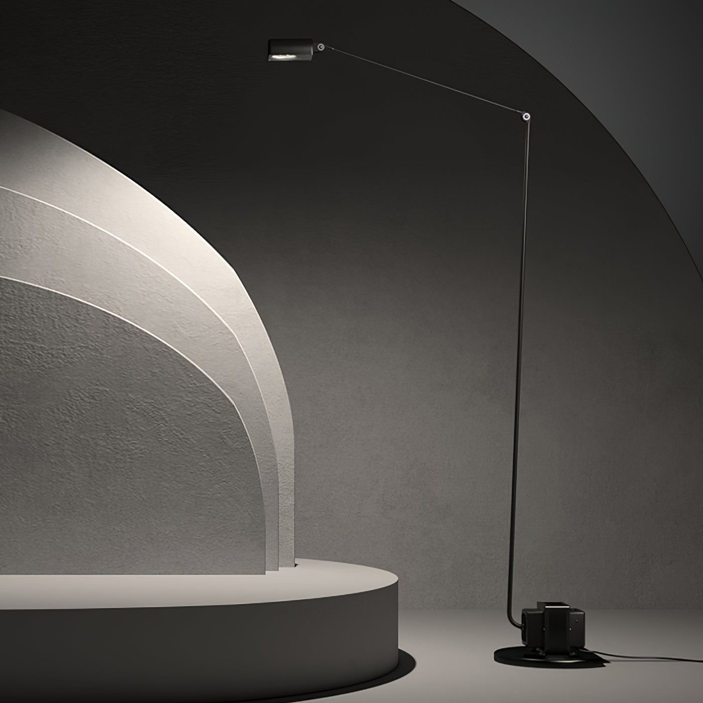 Nerilux Adjustable Floor Lamp-Neutral Decor