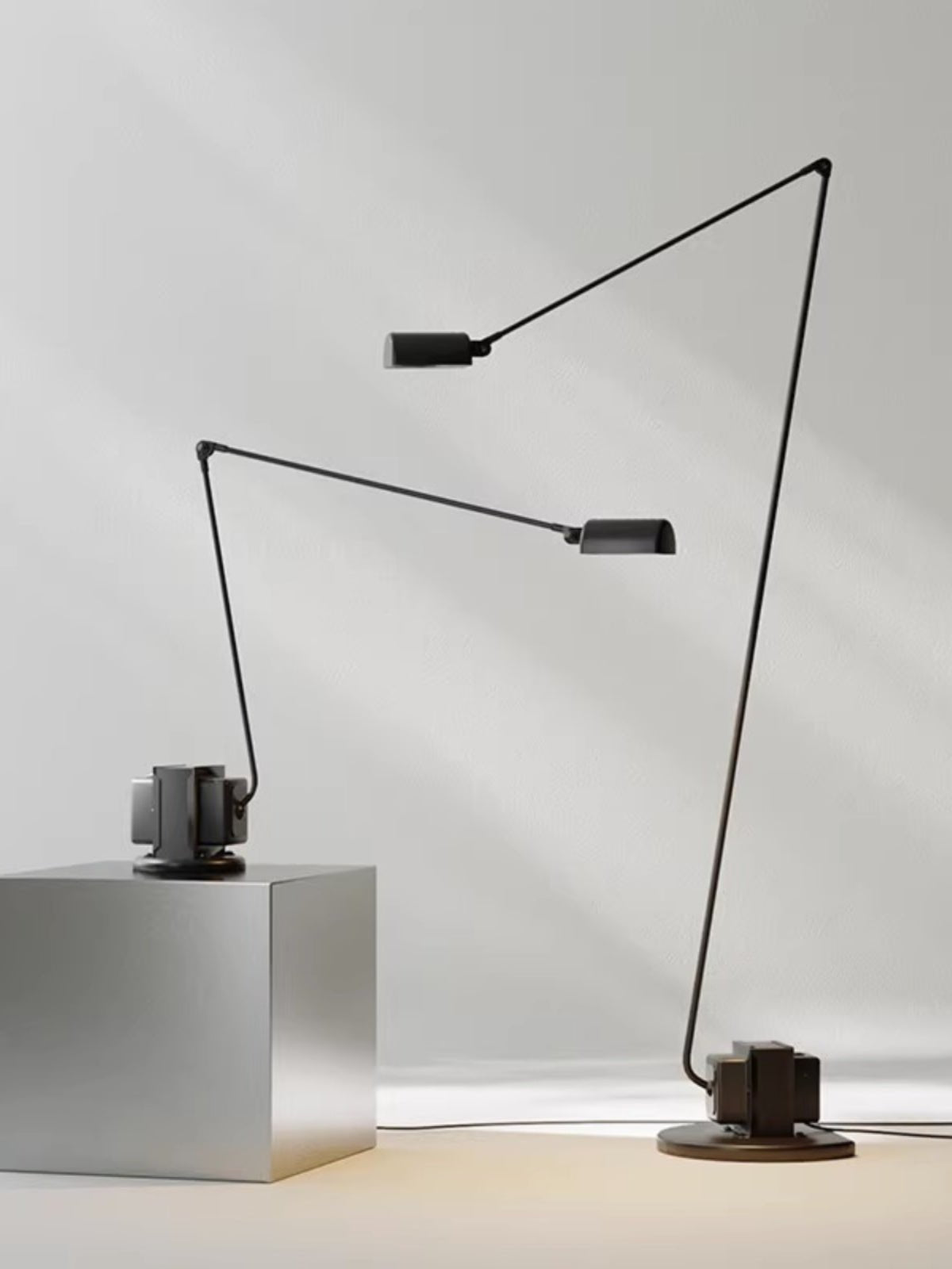 Nerilux Adjustable Floor Lamp-Neutral Decor