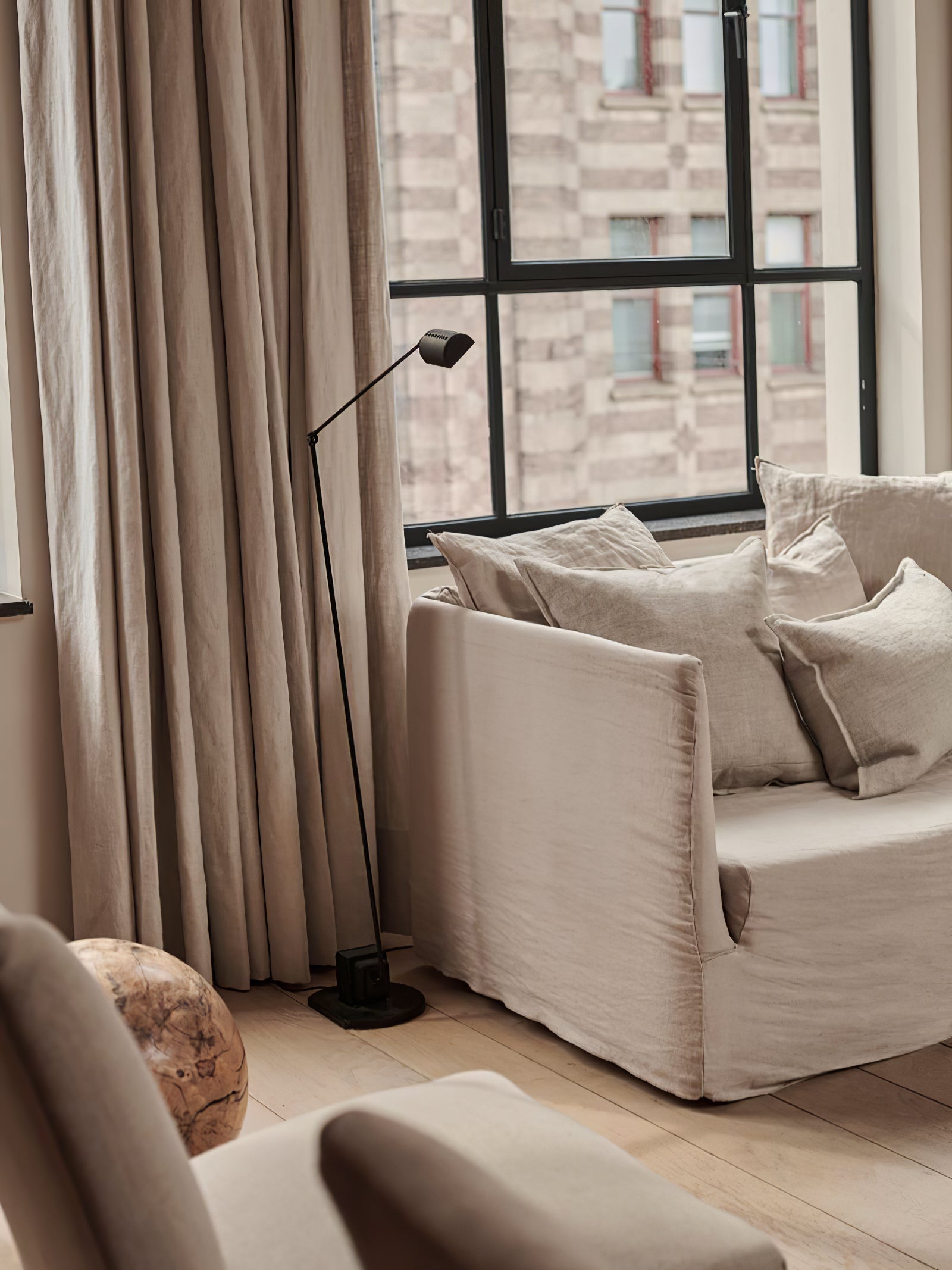Nerilux Adjustable Floor Lamp-Neutral Decor