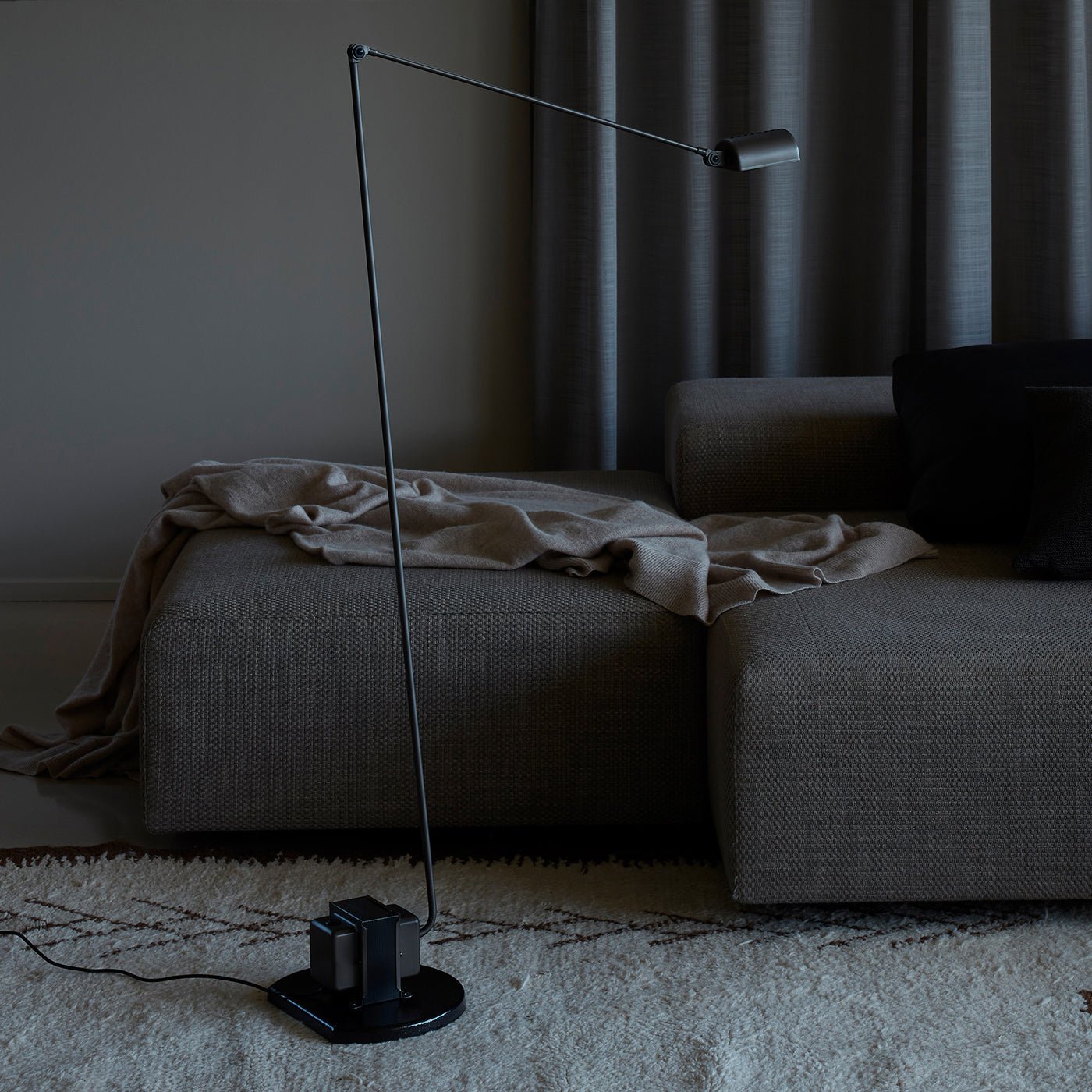 Nerilux Adjustable Floor Lamp-Neutral Decor