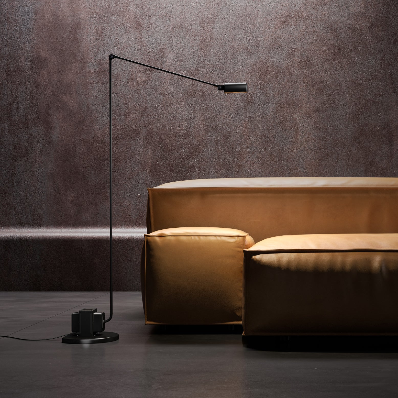 Nerilux Adjustable Floor Lamp-Neutral Decor