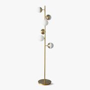 Myliryre Mid Century Brass Floor Lamp-Neutral Decor