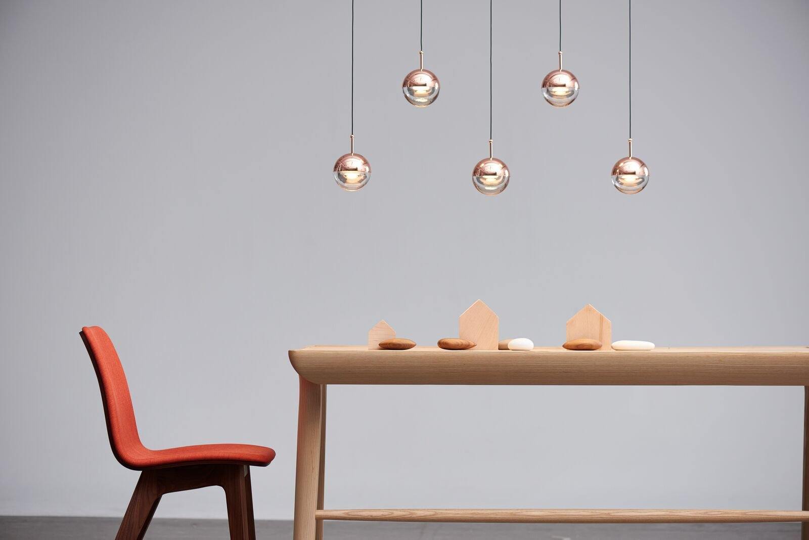 Zaneth Pendant Lamp Steel Glass Multi Drop Minimalist Staircase-Neutral Decor