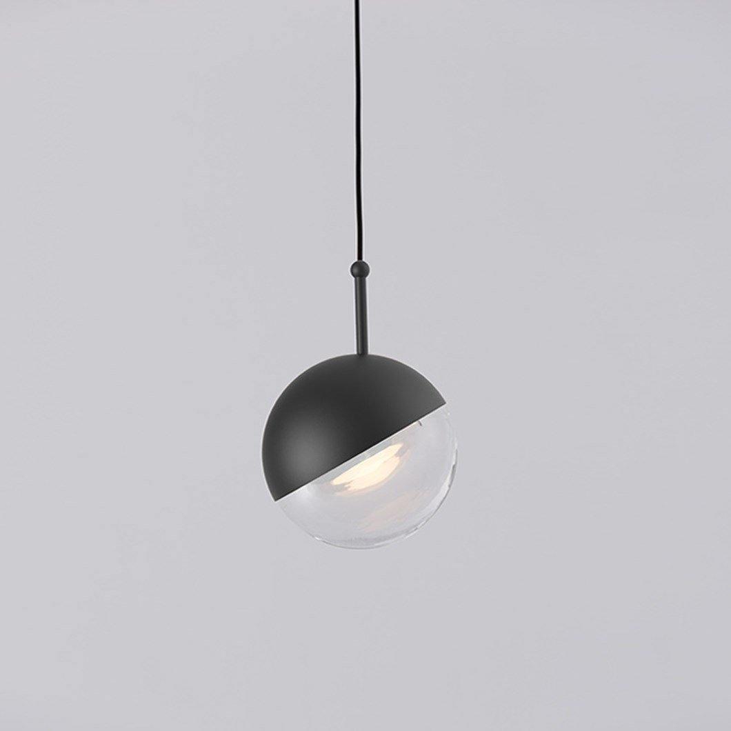 Zaneth Pendant Lamp Steel Glass Multi Drop Minimalist Staircase-Neutral Decor