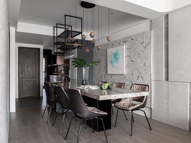 Zaneth Pendant Lamp Steel Glass Multi Drop Minimalist Staircase-Neutral Decor