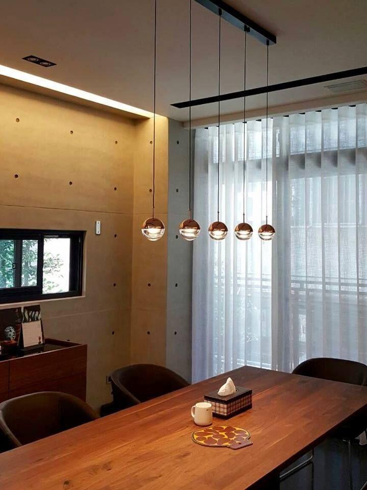 Zaneth Pendant Lamp Steel Glass Multi Drop Minimalist Staircase-Neutral Decor
