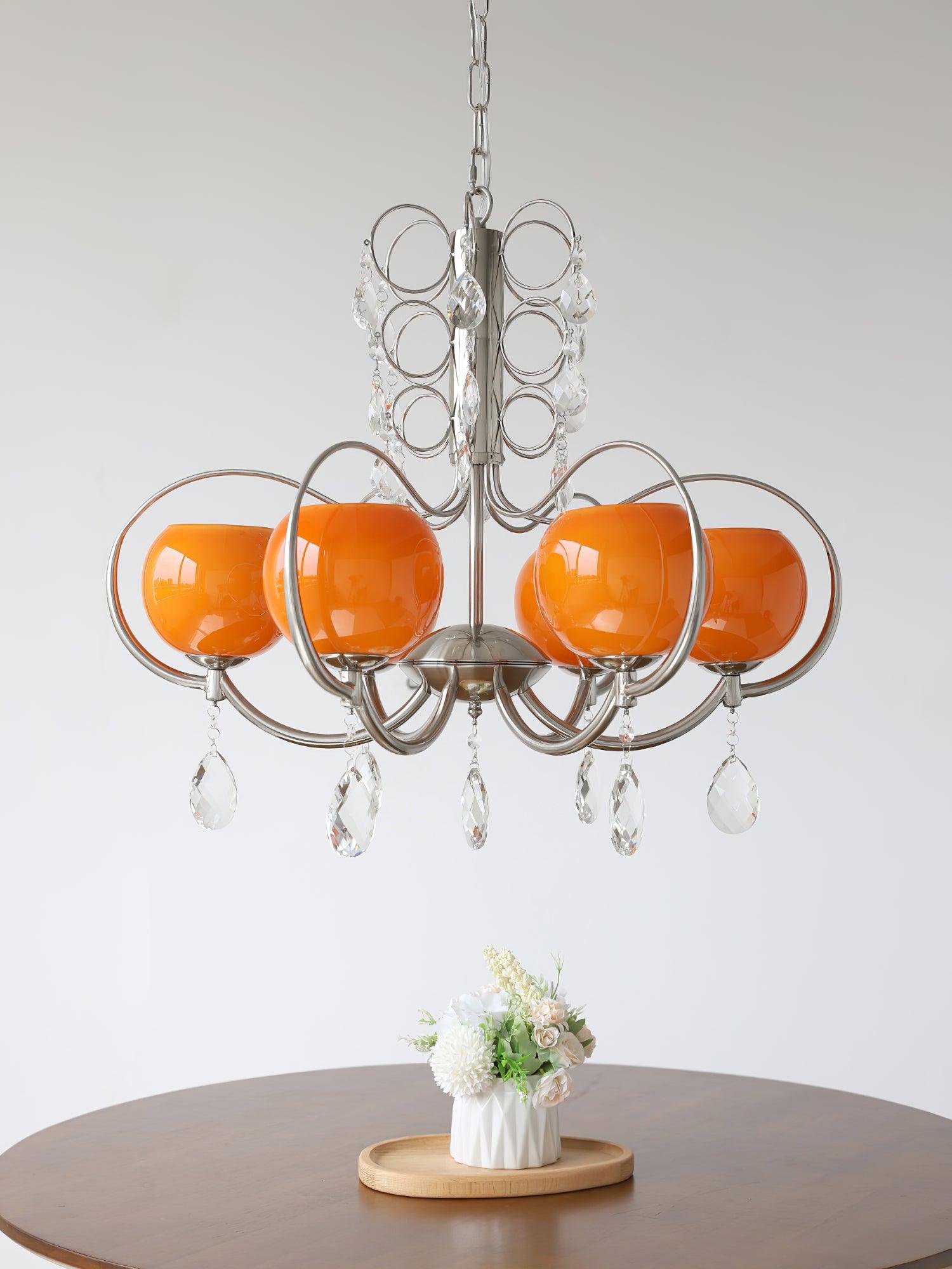 Jude Luxury Glass Chandelier-Neutral Decor
