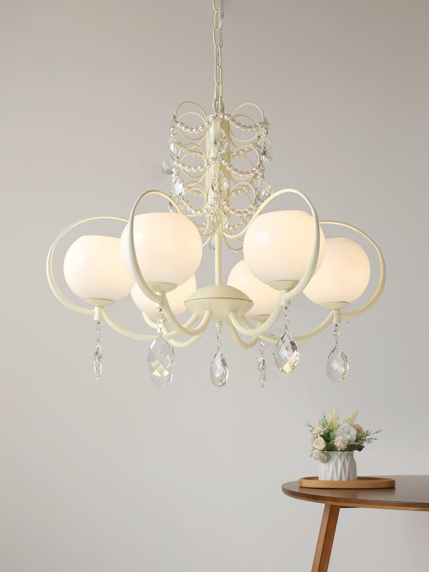Jude Luxury Glass Chandelier-Neutral Decor