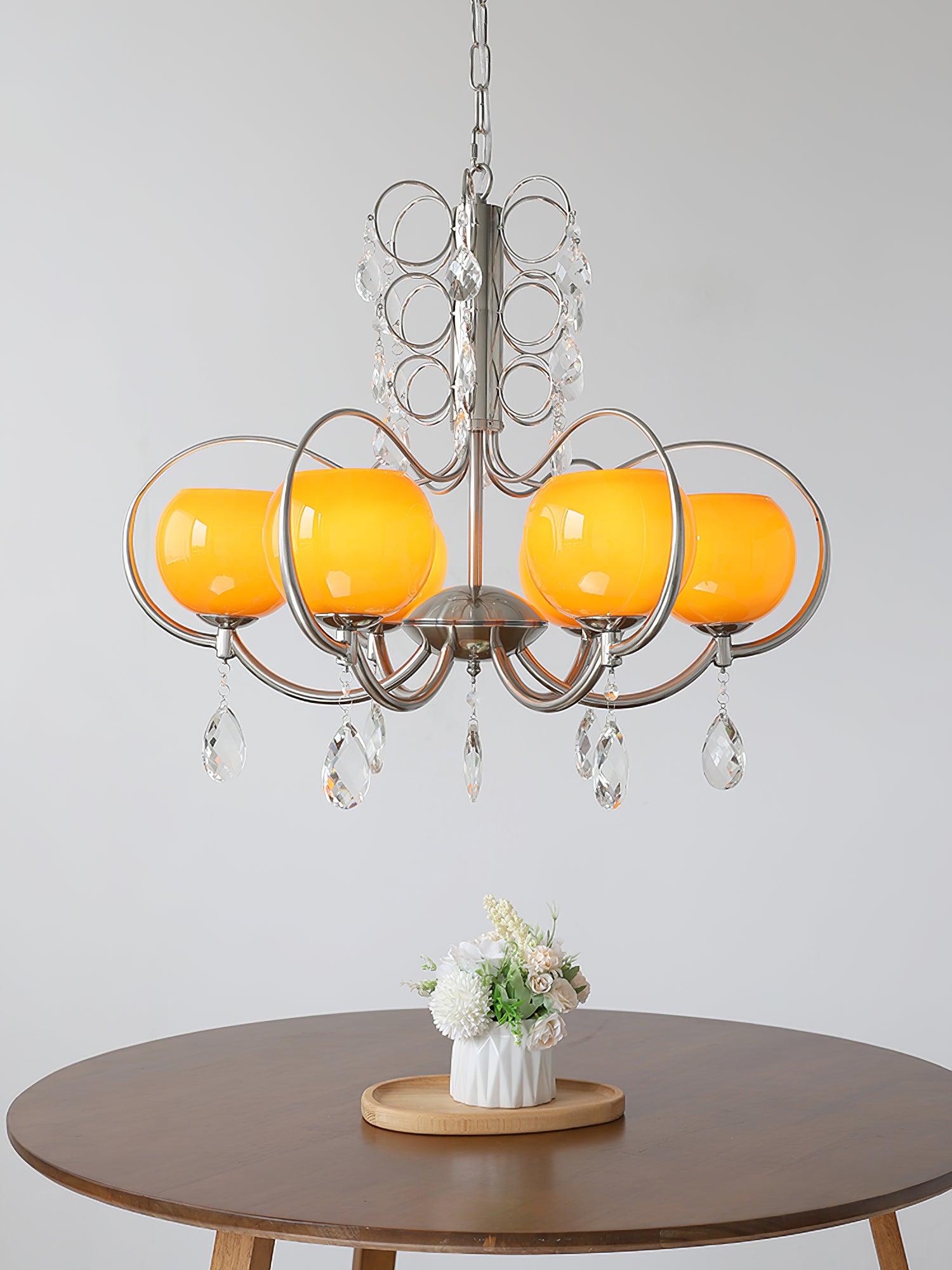 Jude Luxury Glass Chandelier-Neutral Decor