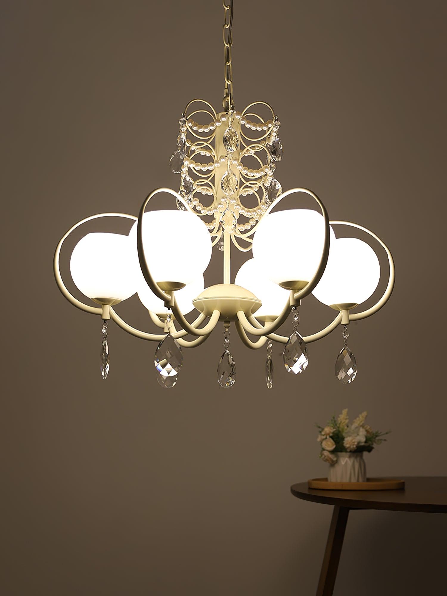 Jude Luxury Glass Chandelier-Neutral Decor