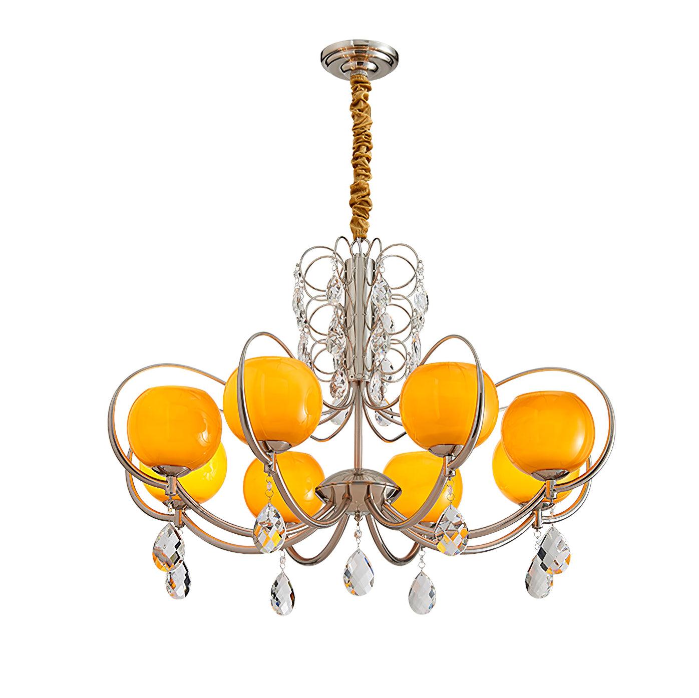 Jude Luxury Glass Chandelier-Neutral Decor