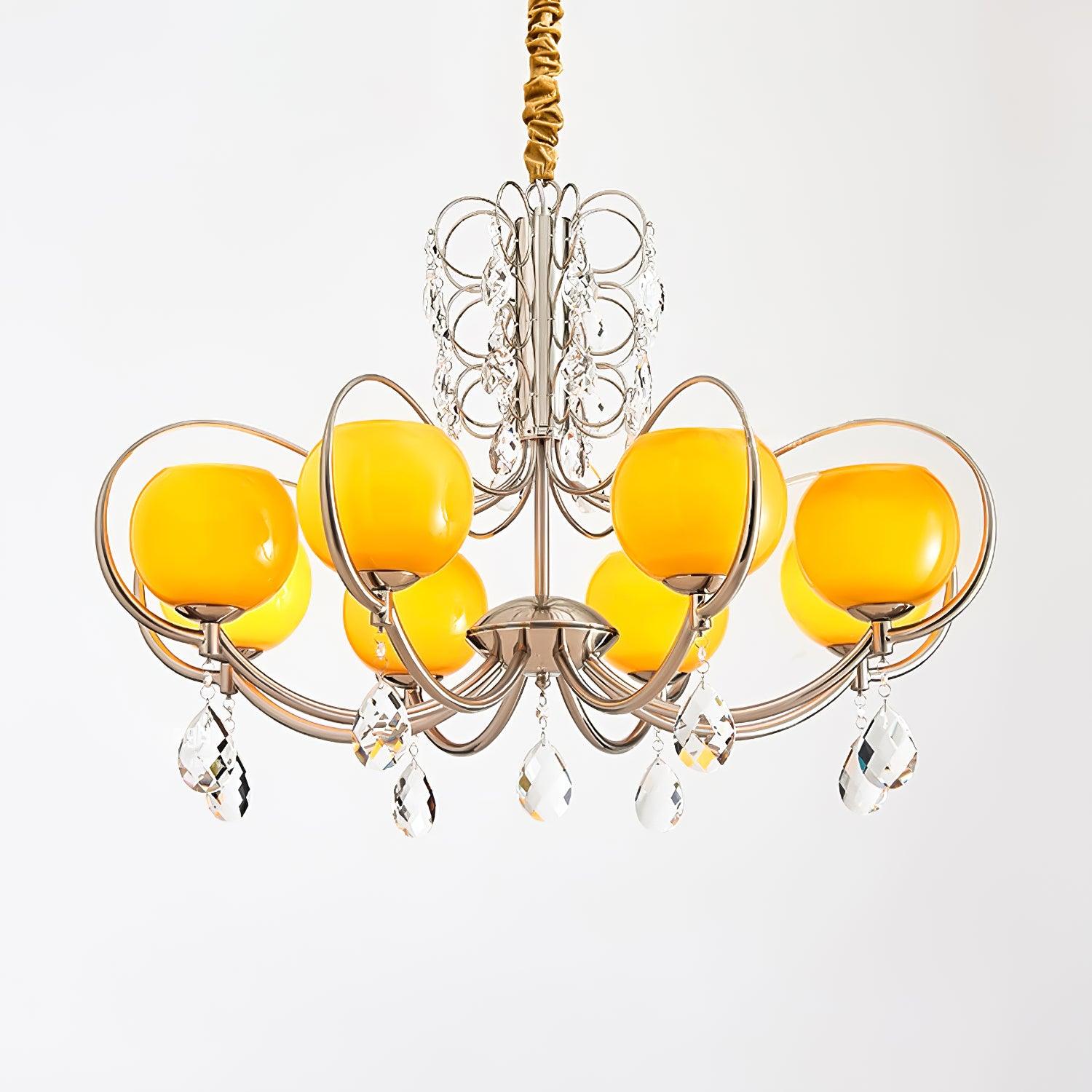 Jude Luxury Glass Chandelier-Neutral Decor