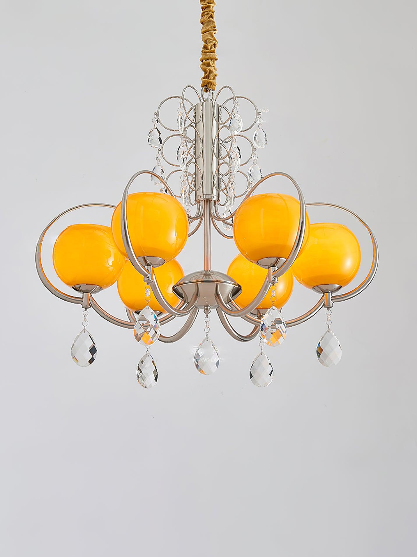 Jude Luxury Glass Chandelier-Neutral Decor