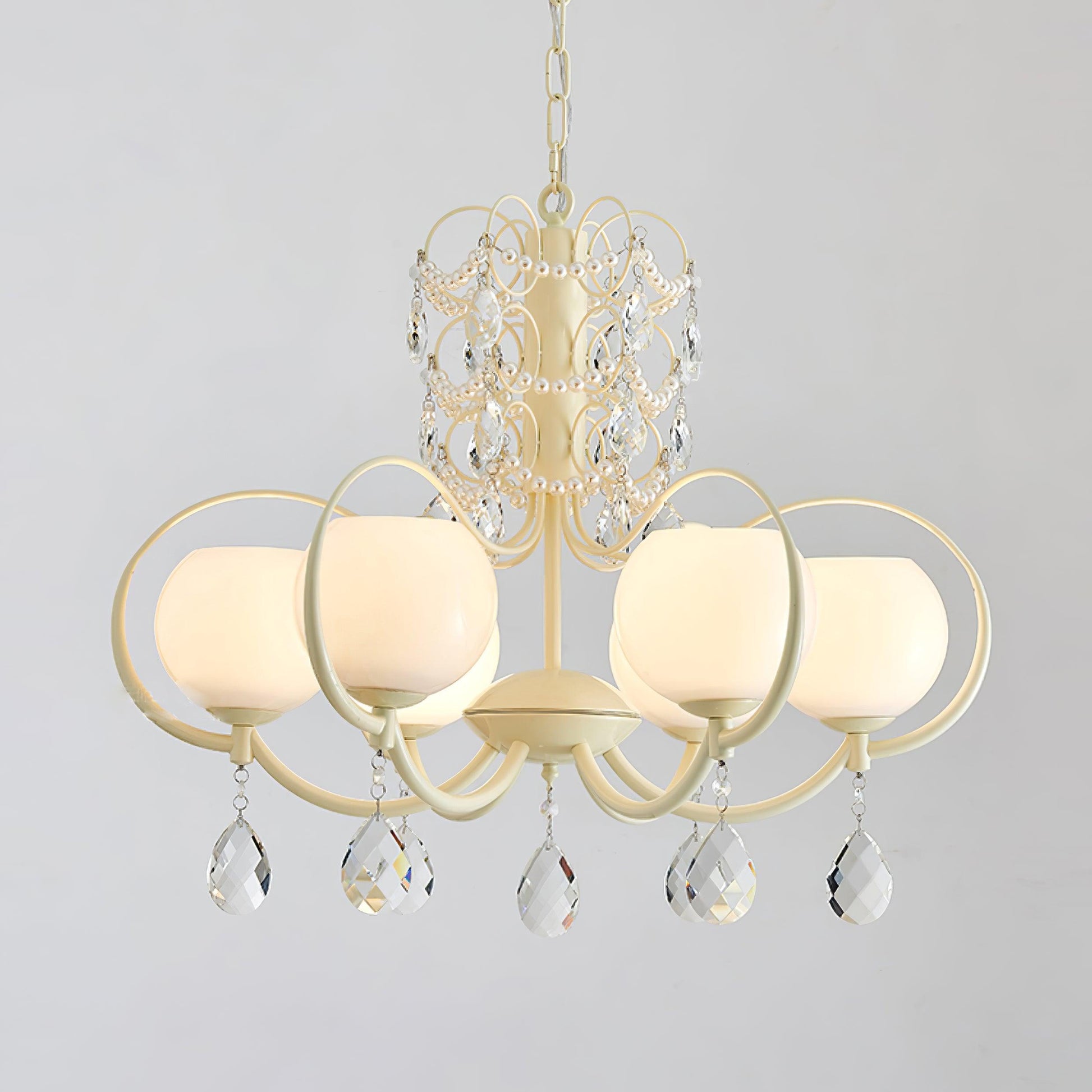 Jude Luxury Glass Chandelier-Neutral Decor