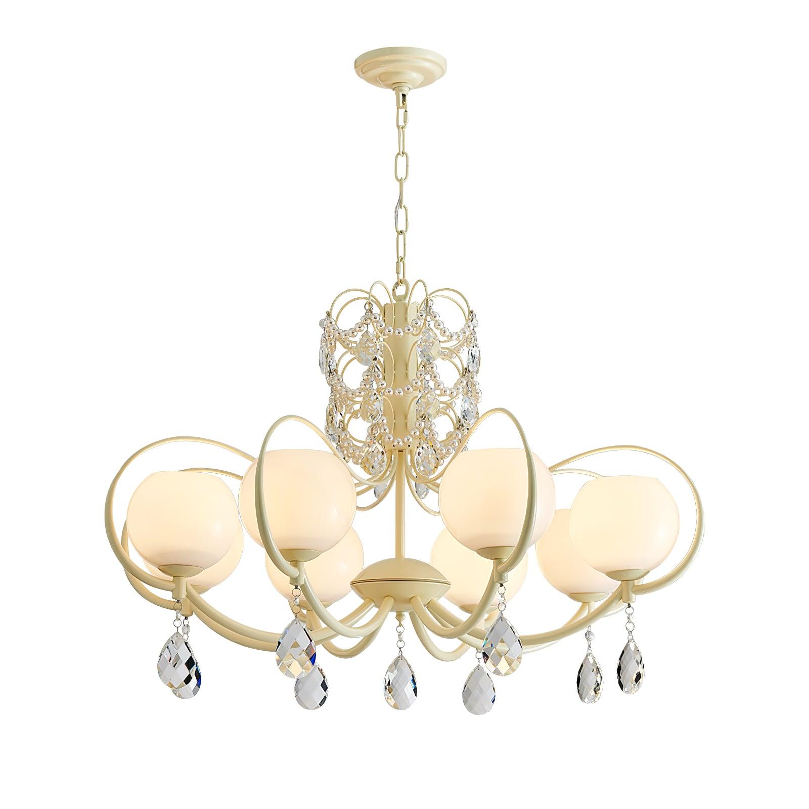 Jude Luxury Glass Chandelier-Neutral Decor