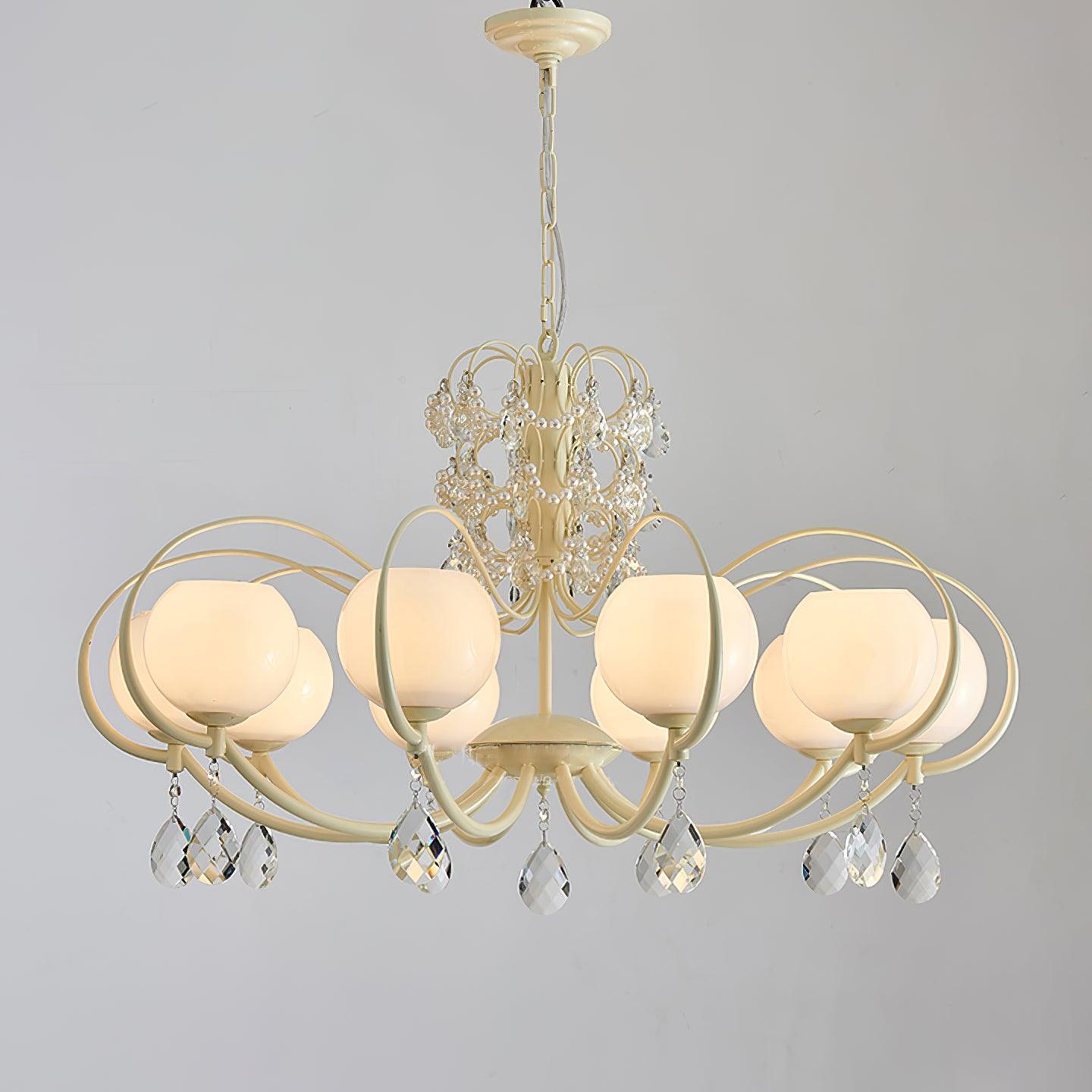 Jude Luxury Glass Chandelier-Neutral Decor