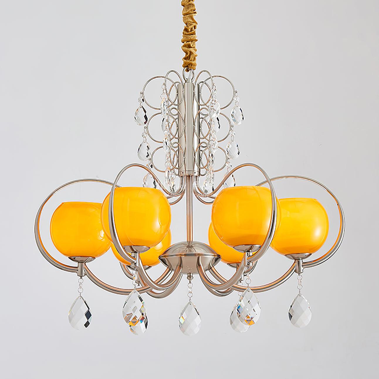 Jude Luxury Glass Chandelier-Neutral Decor