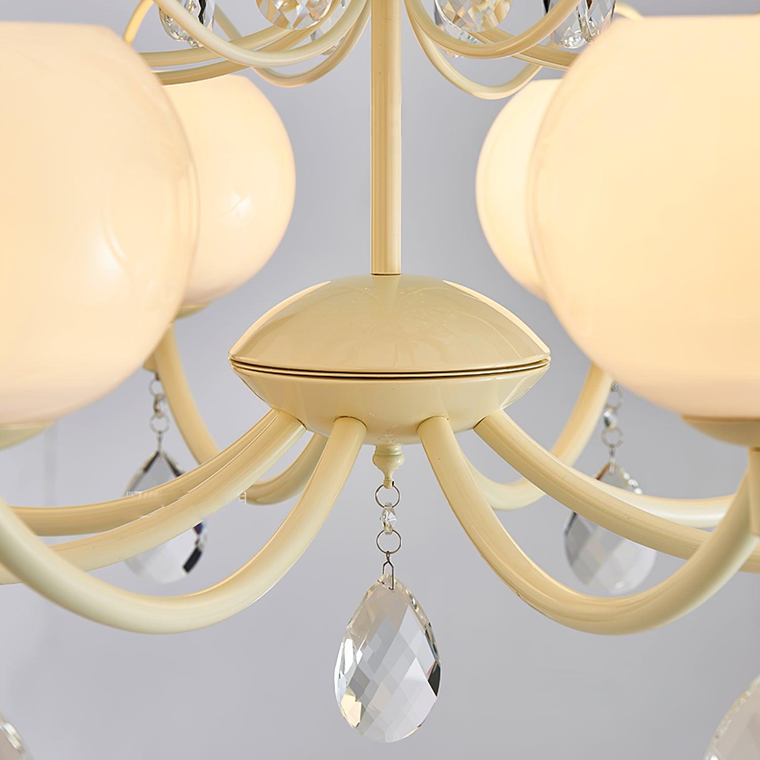 Jude Luxury Glass Chandelier-Neutral Decor