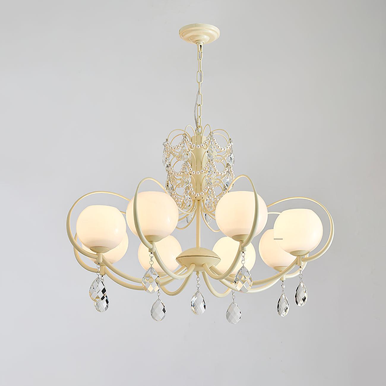Jude Luxury Glass Chandelier-Neutral Decor