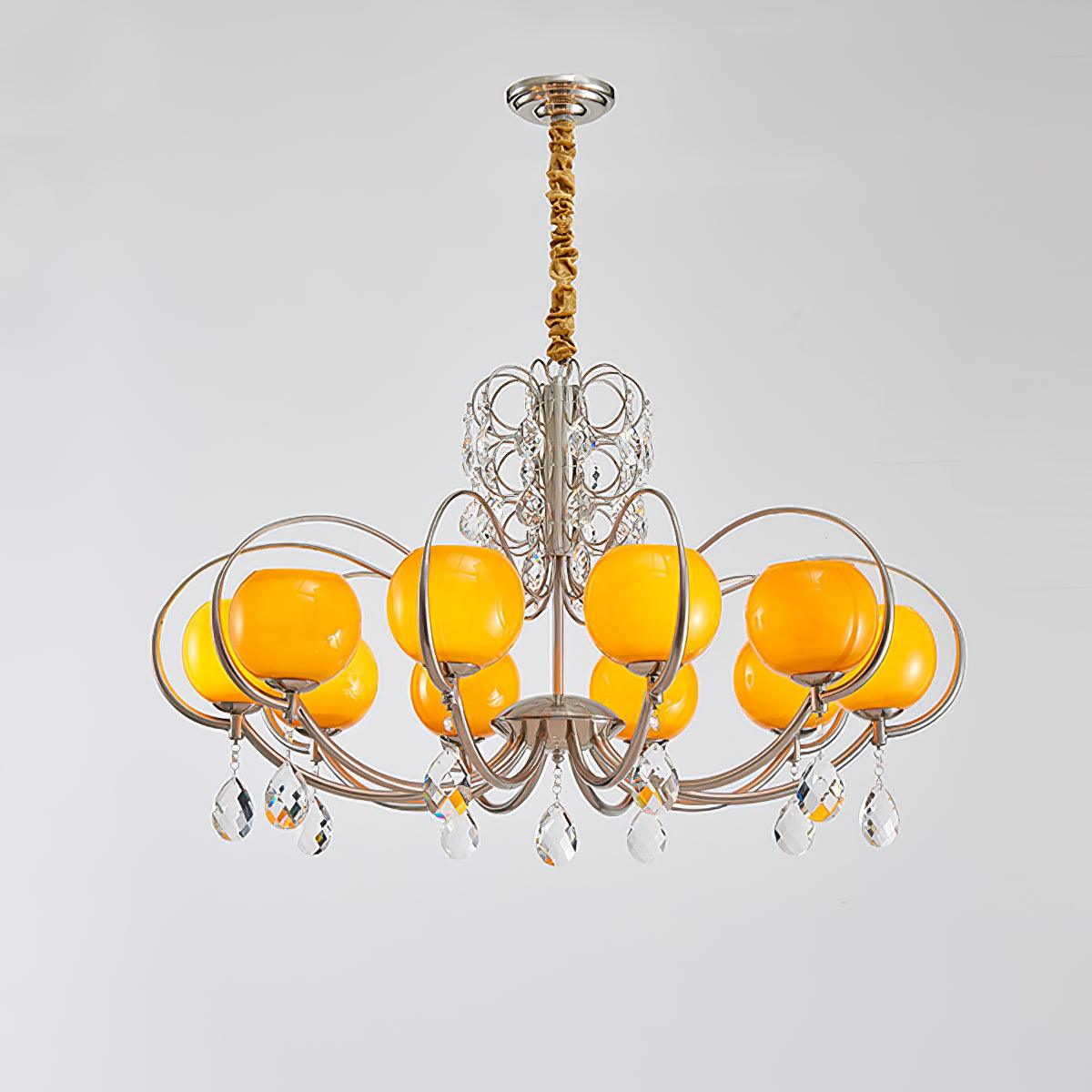 Jude Luxury Glass Chandelier-Neutral Decor
