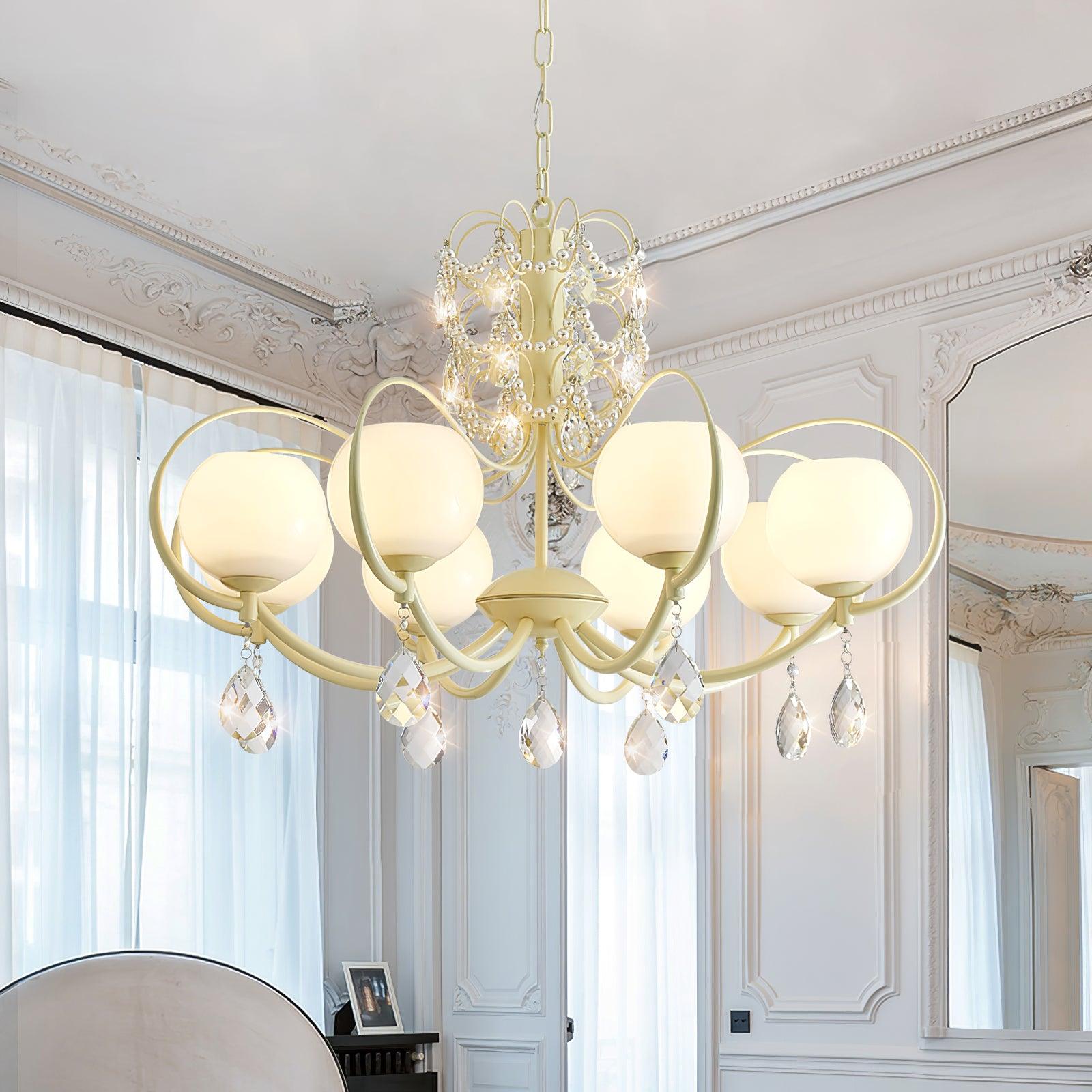 Jude Luxury Glass Chandelier-Neutral Decor
