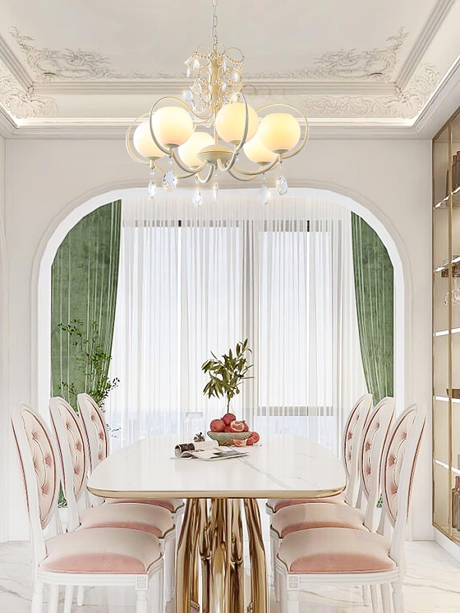 Jude Luxury Glass Chandelier-Neutral Decor